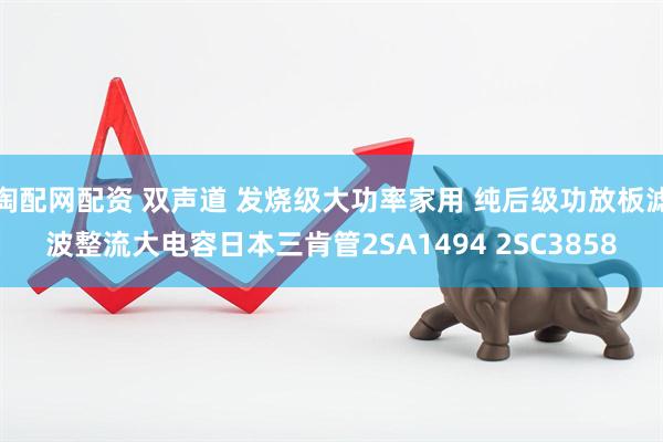 淘配网配资 双声道 发烧级大功率家用 纯后级功放板滤波整流大电容日本三肯管2SA1494 2SC3858